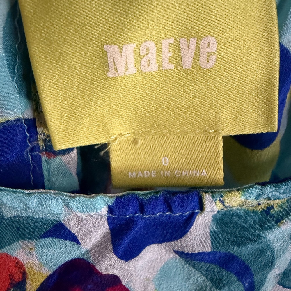 Anthropologie Maeve Multicolor Polka Dot Silk Camisole - Picture 3 of 5